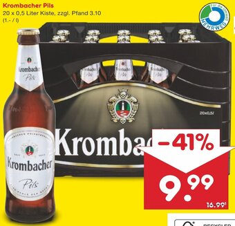 Netto Marken-Discount DE Krombacher Pils aanbieding