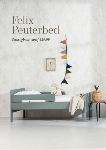 Babypark Felix Peuterbed aanbieding