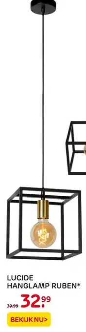 Praxis Lucide hanglamp ruben aanbieding