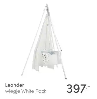 Baby & Tiener Leander wiegje White Pack aanbieding