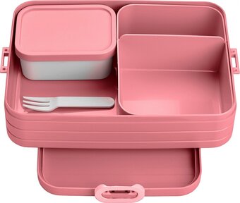 Bol.com Mepal - take a break bento lunchbox large - inclusief bento box - vivid mauve aanbieding