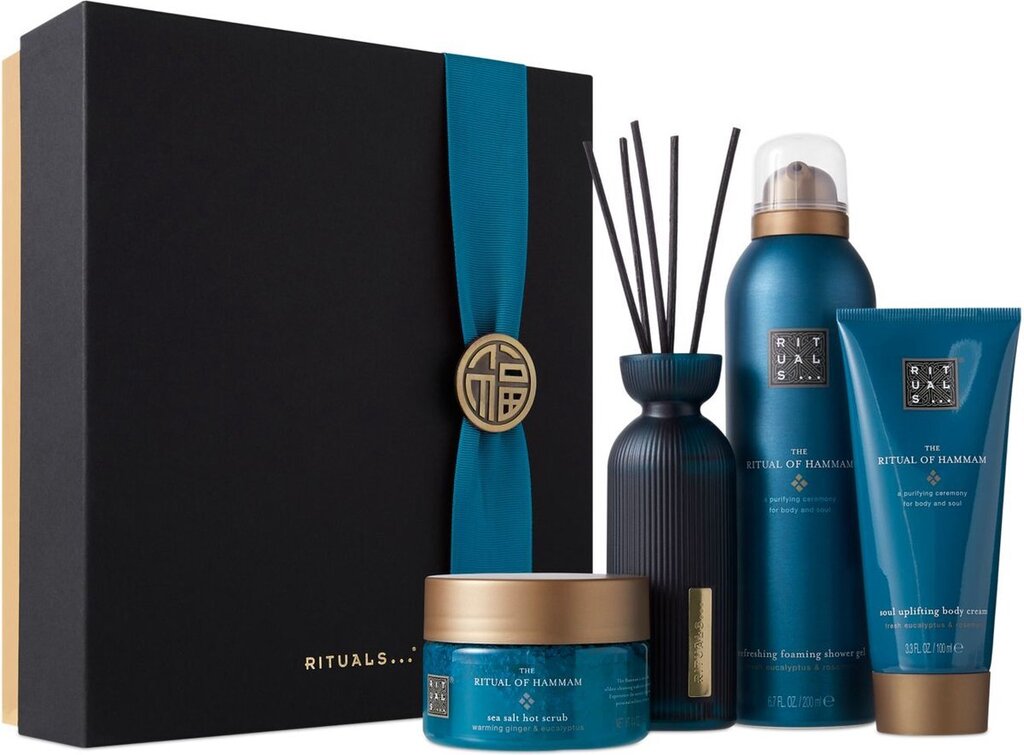 Rituals the ritual of hammam medium gift set black set aanbieding