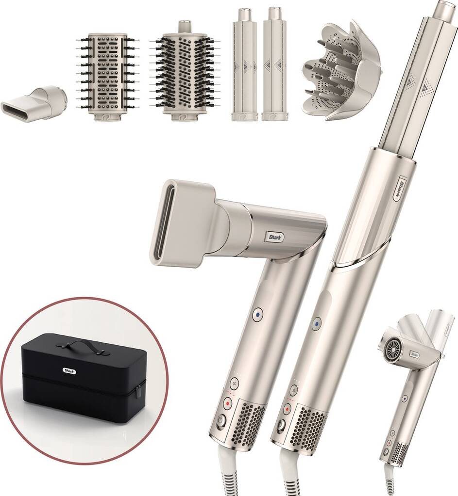 Shark flexstyle 5in1 föhn en multistyler airstyler, diffuser, concentrator, volume en