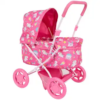 Action Baby chic poppenwagen aanbieding