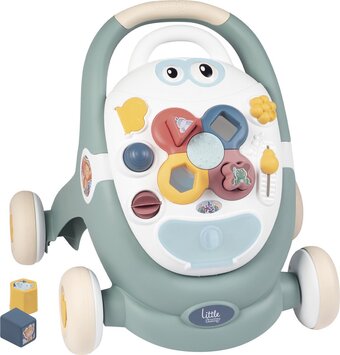 Bol.com Smoby - little smoby - 3-in-1 babywalker - looptrainer aanbieding