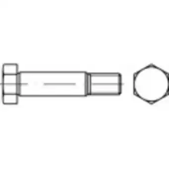 Conrad Toolcraft to-5381874 zeskant passchroeven m16 70 mm buitenzeskant din 610 10 stuk(s) aanbieding