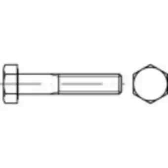 Conrad Toolcraft to-5439837 zeskantbouten m10 45 mm buitenzeskant iso 8765 100 stuk(s) aanbieding