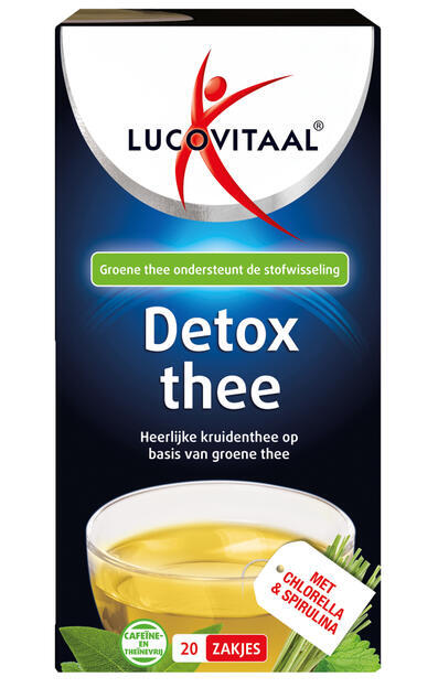 De Online Drogist Lucovitaal detox thee 20zk aanbieding