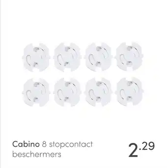 Baby & Tiener Cabino 8 stopcontact beschermers aanbieding