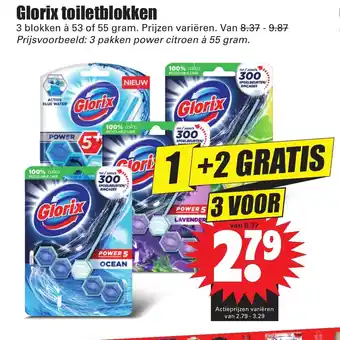 Dirk Glorix Toiletblok 3*53-55g aanbieding