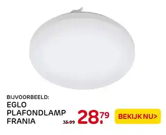 Praxis Eglo plafondlamp frania aanbieding