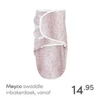 Baby & Tiener Meyco swaddle inbakerdoek aanbieding