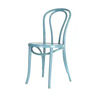 fonQ Fameg vienna thonet no. 18 houten bistrostoel blauw aanbieding