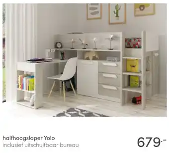 Baby & Tiener halfhoogslaper Yolo aanbieding