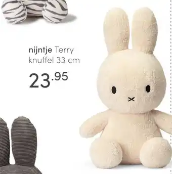 Baby & Tiener Nijntje Terry knuffel 33 cm aanbieding