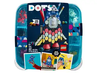 Lidl Lego dots raket potloodbakje aanbieding