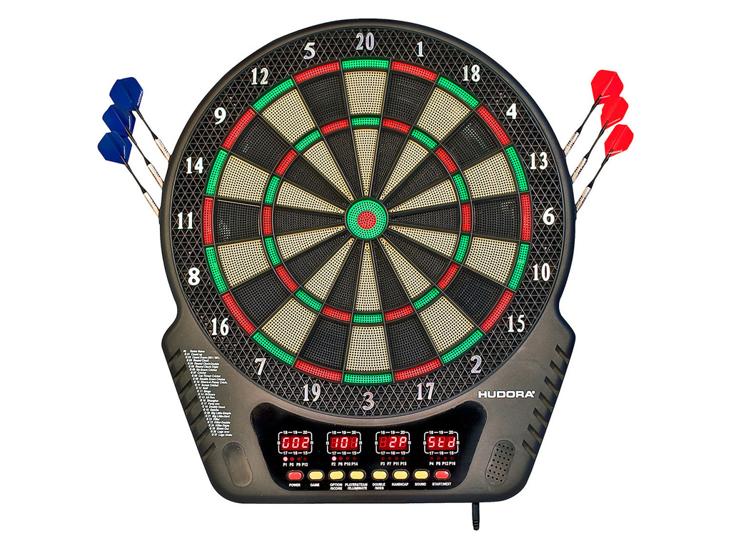 Unicorn Elektronisch Dartbord - 6 darts met 12 Soft Tips
