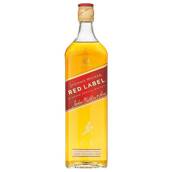 Dirck 3 Johnnie walker red label whisky 100 cl aanbieding