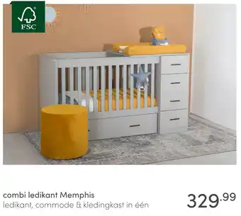 Baby & Tiener combi ledikant Memphis aanbieding