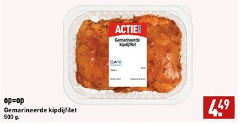 ALDI Gemarineerde kipdijfilet 500g aanbieding