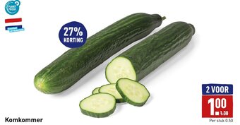 ALDI Komkommer aanbieding