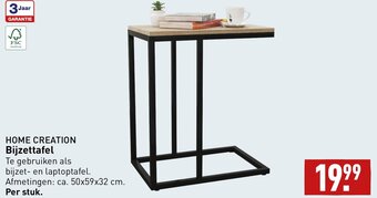 ALDI HOME CREATION Bijzettafel aanbieding