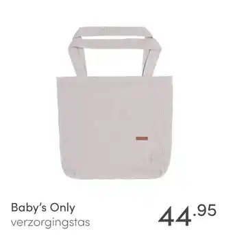 Baby & Tiener Baby's Only verzorgingstas aanbieding