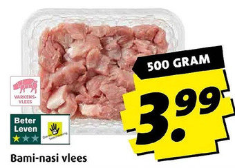 Boni Bami-nasi vlees aanbieding