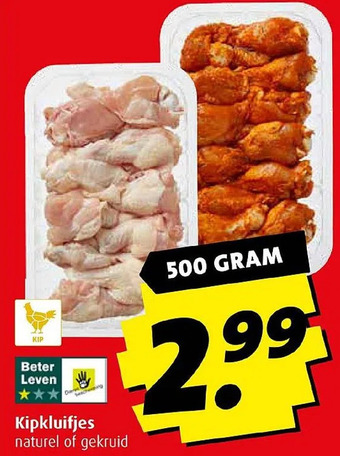 Boni Kipkluifjes naturel of gekruid aanbieding