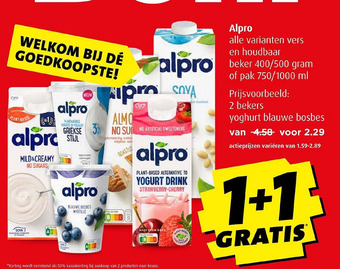 Boni Alpro aanbieding