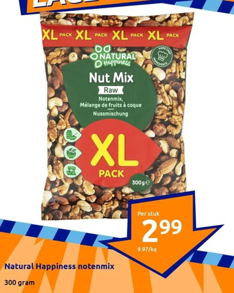 Action Natural happiness notenmix aanbieding