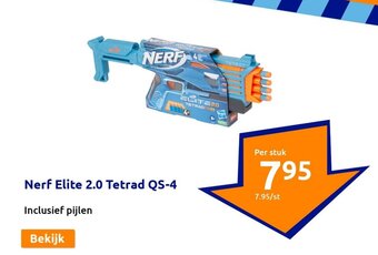 Action Nerf Elite 2.0 Tetrad QS-4 aanbieding