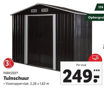 Lidl PARKSIDE Tuinschuur aanbieding