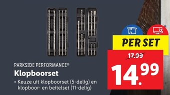 Lidl PARKSIDE PERFORMANCE Klopboorset aanbieding