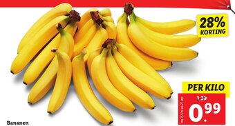 Lidl Bananen aanbieding