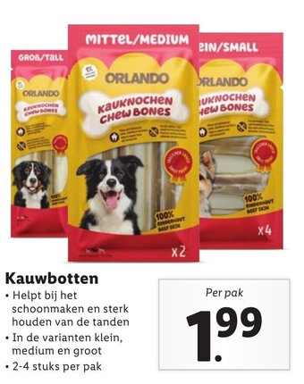 Lidl Kauwbotten aanbieding