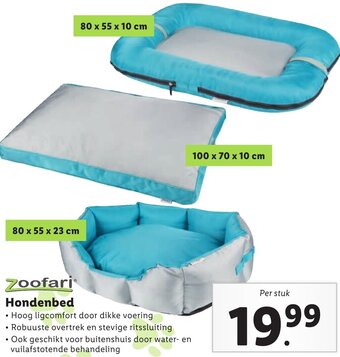 Lidl Zoofari Hondenbed aanbieding