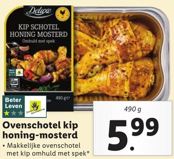 Lidl Ovenschotel kip honing-mosterd 490g aanbieding