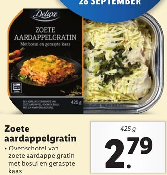 Lidl Zoete aardappelgratin  425g aanbieding