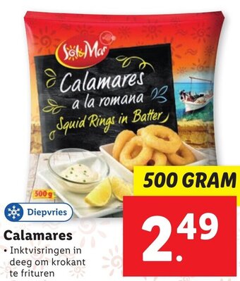 Lidl Calamares  500g aanbieding