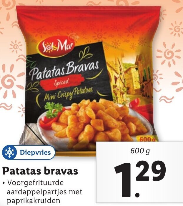 Patatas bravas 600g aanbieding bij Lidl