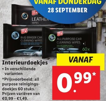 Lidl Interieurdoekjes aanbieding