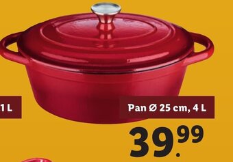 Lidl Pan Ø 25 cm, 4 L aanbieding