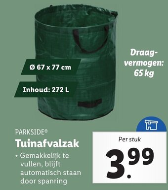 Lidl PARKSIDE Tuinafvalzak aanbieding