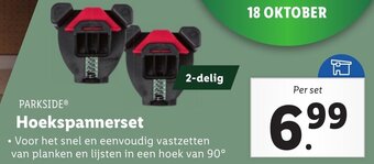 Lidl PARKSIDE Hoekspannerset aanbieding