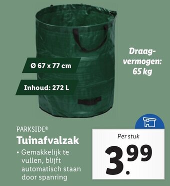 Lidl PARKSIDE Tuinafvalzak aanbieding