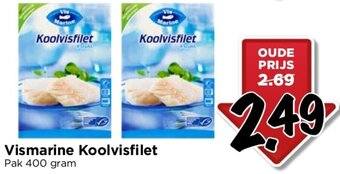 Vomar Voordeelmarkt Vismarine Koolvisfilet Pak 400 gram aanbieding