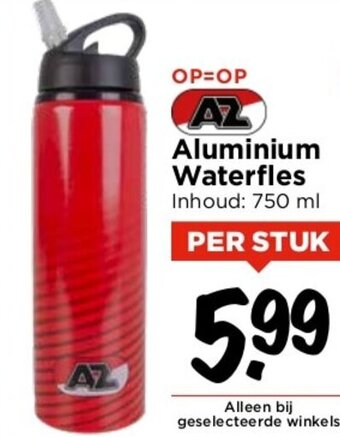 Vomar Voordeelmarkt AZ Aluminium Waterfles aanbieding