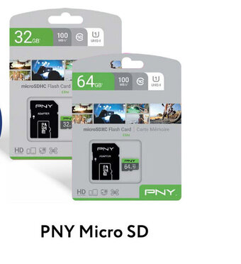 Primera PNY Micro SD aanbieding