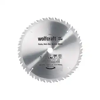 Conrad Wolfcraft 6662000 hardmetaal-cirkelzaagblad 300 x 30 x 3.2 mm aantal tanden: 28 1 stuk(s) aanbieding